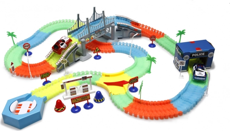 LED autíčko svietiace pri jazde