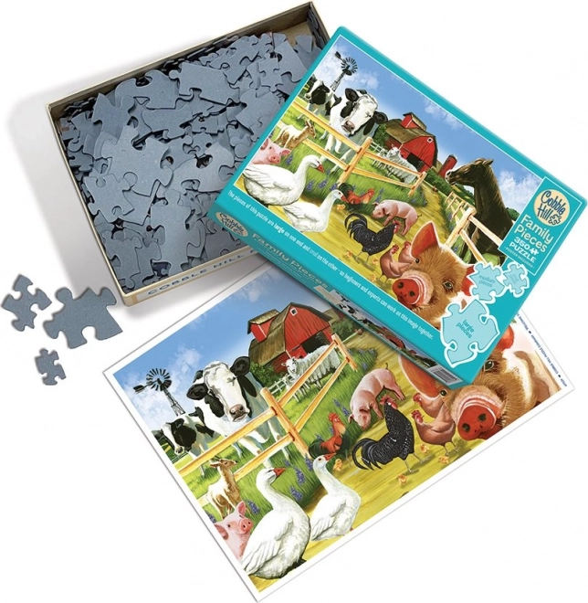 Rodinné puzzle Vítejte na farmě 350 dielikov