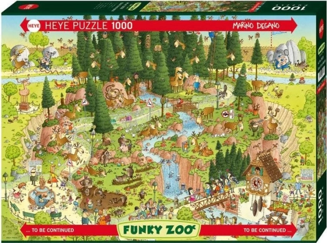 Čierny Les Habitat Puzzle 1000 Kúskov