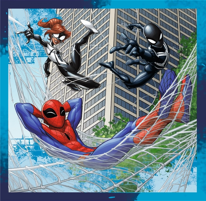 Puzzle 3v1 SpiderMan Pavúčie Priatelia