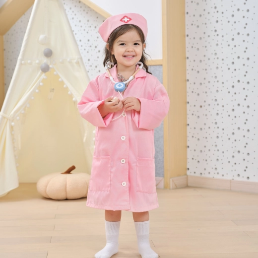 Autentický ružový kabátik s vreckom