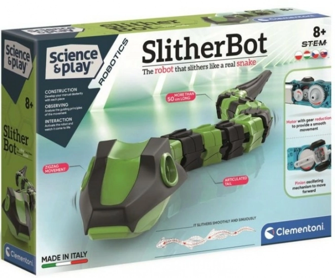 Clementoni Science&Play SlitherBot - pohybujúci sa robot ako had