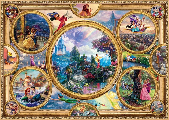 Puzzle Disney koláž 2000 dielikov