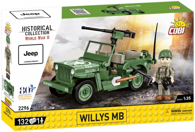 Jeep Willys MB Stavebnica 132 Dielov