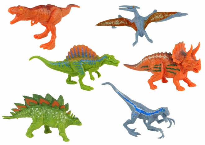 Farební dinosaury a helikoptéra
