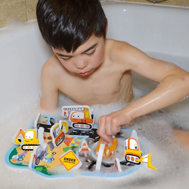 Plávajúci stavebný svet do vane