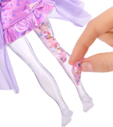 Meň vzhľad pomocou slizu a trblietok