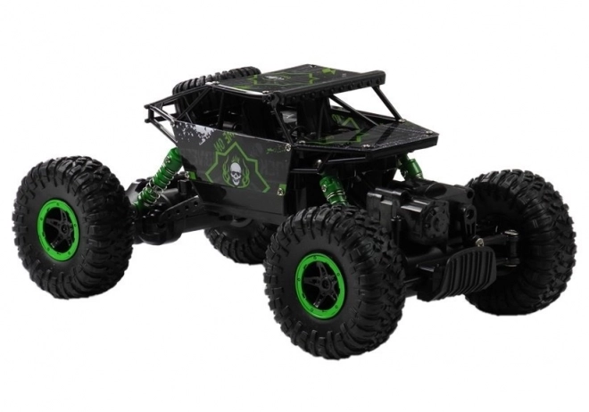 Zelené diaľkovo ovládané auto 1:18