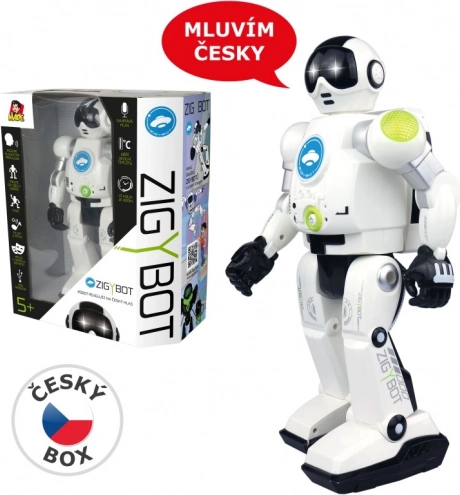 Interaktívny robot Zigy čierna