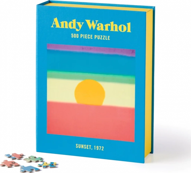 Puzzle Andy Warhol: Západ slnka 500 dielikov