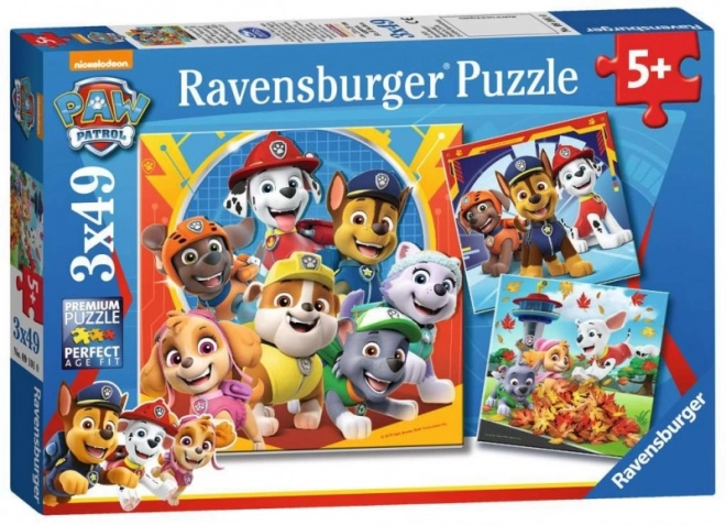 Ravensburger Puzzle Labková patrola 3x49