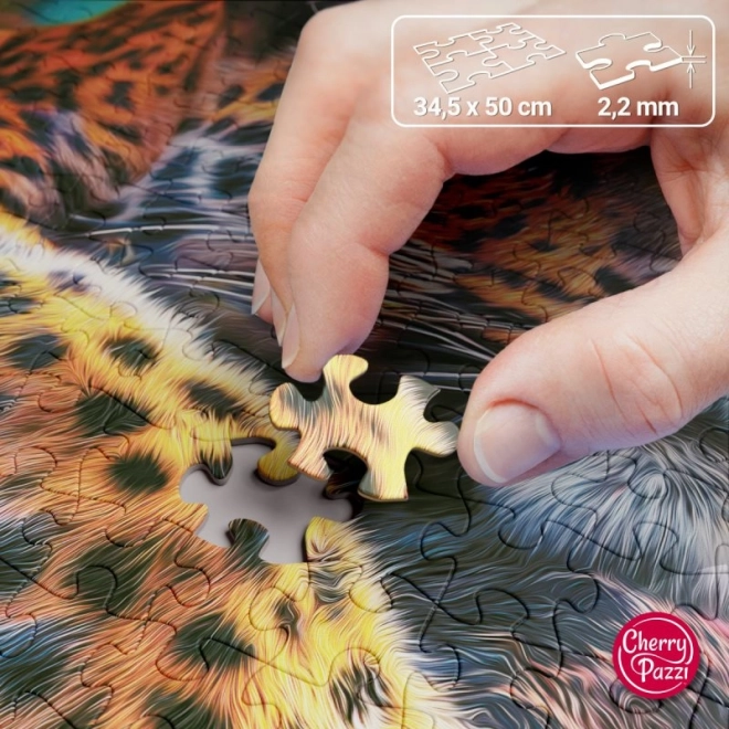 Puzzle Ležiaci leopard 500 dielikov