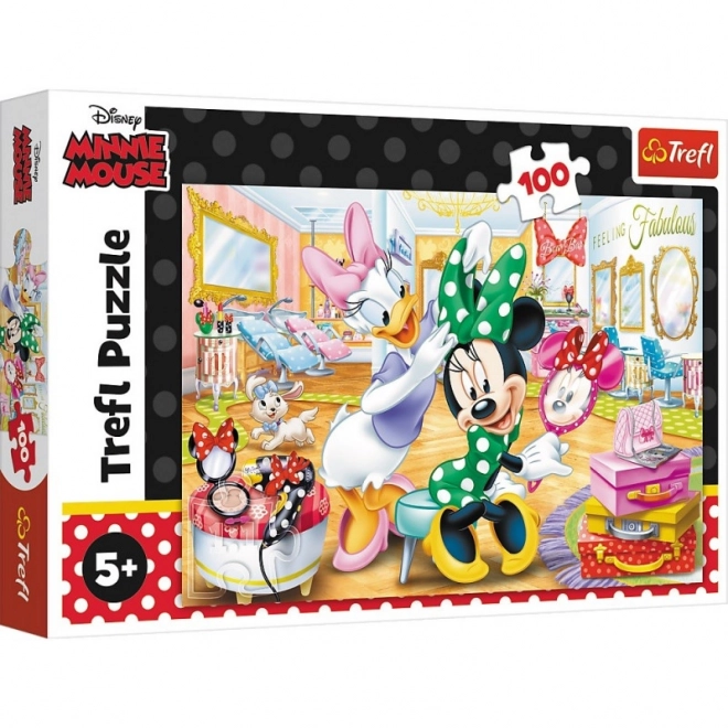 Puzzle Myška Minnie a Daisy 100 dielikov