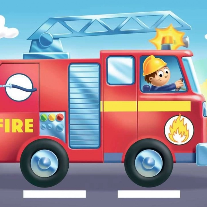 Ravensburger moja prvá puzzle: Záchranárske vozidlá 4v1
