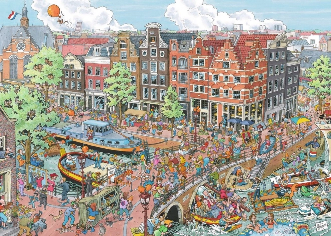 Ravensburger puzzle Mesta sveta: Amsterdam 1000 dielikov