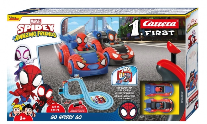 Autodráha Carrera First Spidey Go Webs Go