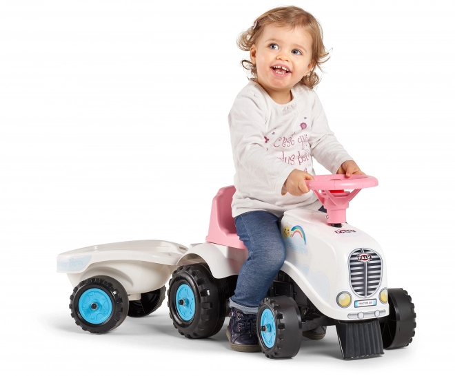 Traktor Rainbow s prívesom pre deti od 1 roka