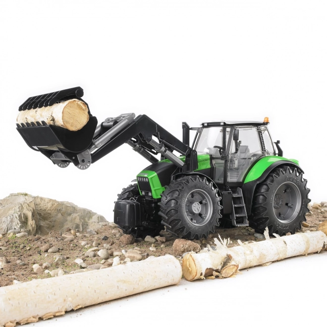 Bruder Traktor Deutz Agrotron X720 s čelným nakladačom