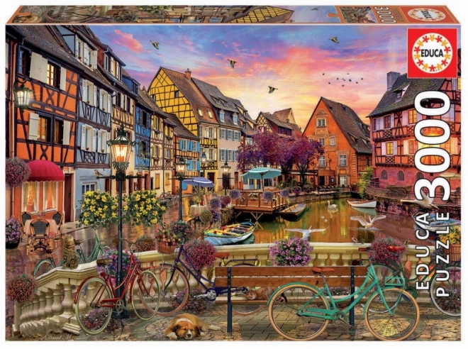 Educa Puzzle Colmar Francúzsko 3000 Dielikov