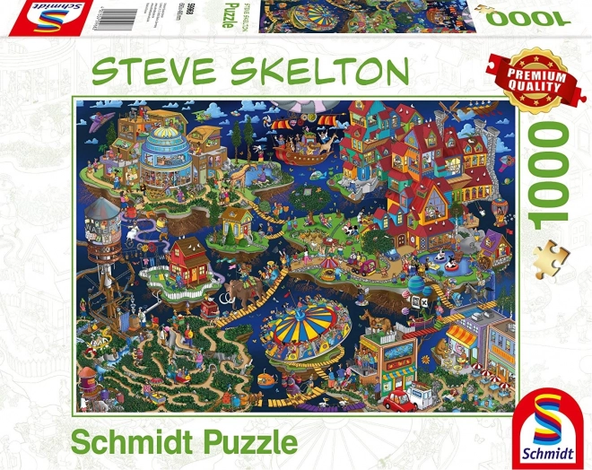 Puzzle Svět Vzhůru Nohama 1000 Dielikov