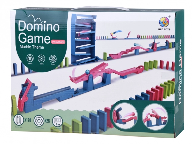 Domino stavebnica s prekážkami