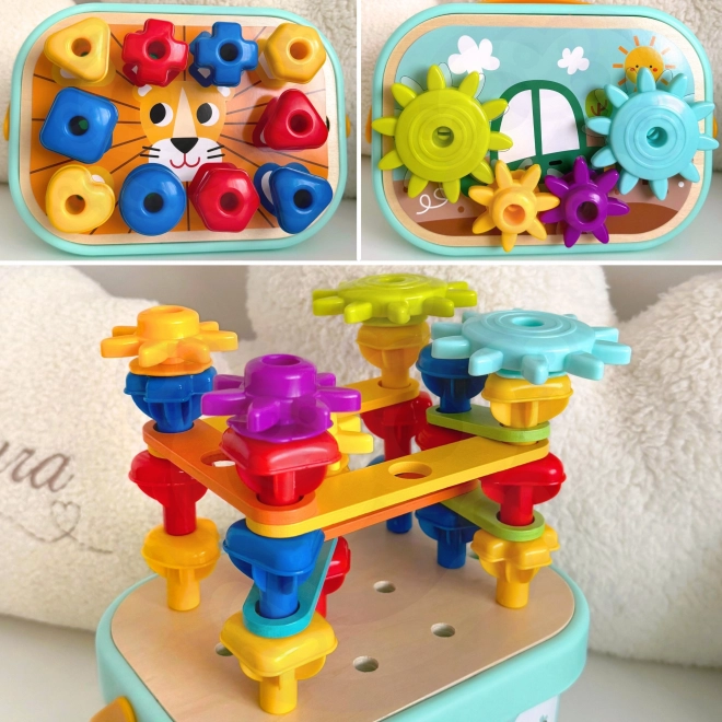 Woopie Green konštrukčný box Montessori 12v1