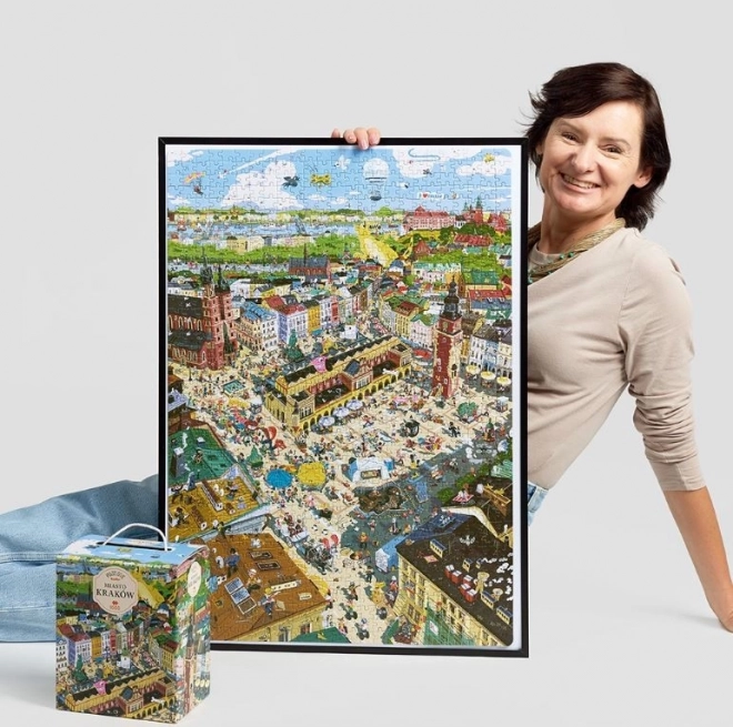 Puzzle Puzzlove Mesto Krakov 1000 dielikov