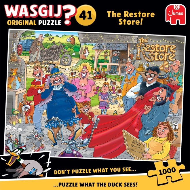 Puzzle WASGIJ 41: Rekonštrukcia obchodu 1000 dielikov