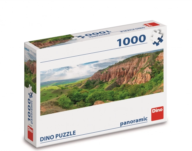 Panoramatické puzzle Červená rokle 1000 dielikov