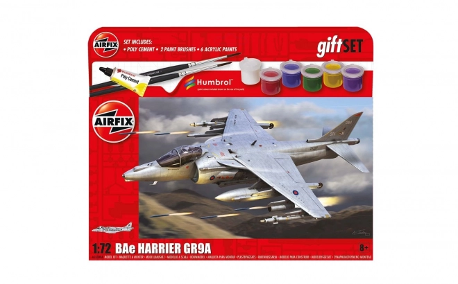 Plastiková stavebnica darčeková sada BAE Harrier GR.9A 1/72