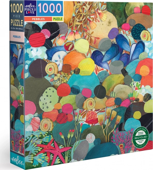 Štvorcové puzzle Kamienky 1000 dielikov