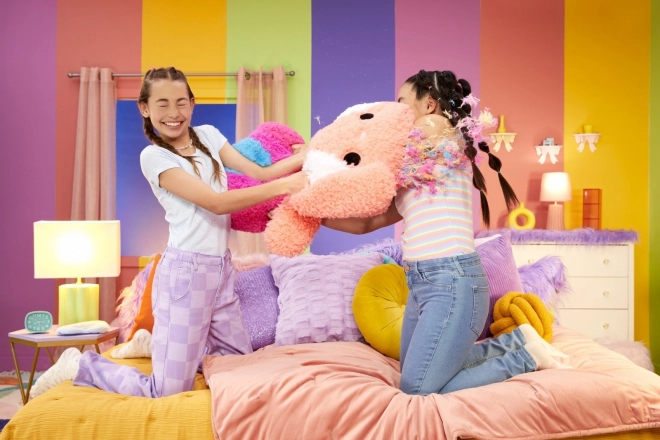 Vankúš Fluffie Stuffiez Pillow Fight dúha