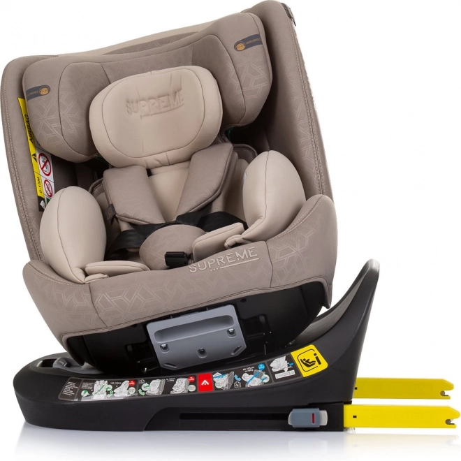 Detská autosedačka Chipolino Supreme i-Size - Macadamia