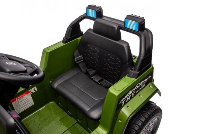 Detské auto na diaľkové ovládanie off road zelené
