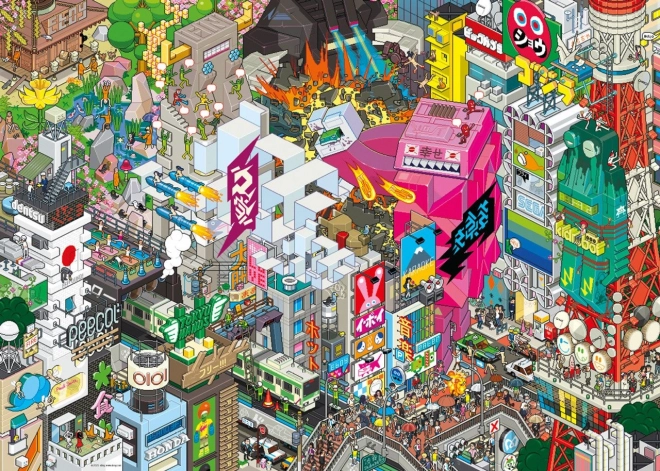 Puzzle Pixorama Tokio 1000 kúskov