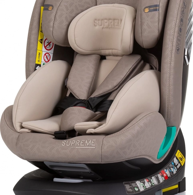 Detská autosedačka Chipolino Supreme i-Size - Macadamia