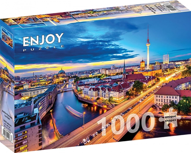 Puzzle Nočný Berlín 1000 kúskov