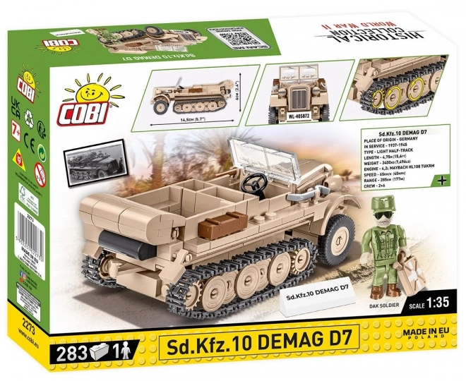 Kocky Sd.Kfz 10 Demag D7