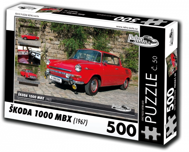 Puzzle Retro-Auta Škoda 1000 MBX 1967