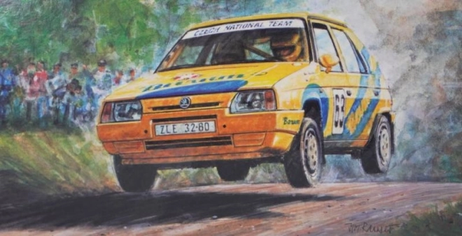 Škoda Favorit Rallye 96 stavebnica 1:28