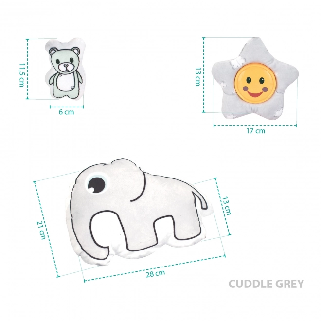 Hracia deka Comfort Cuddle Grey