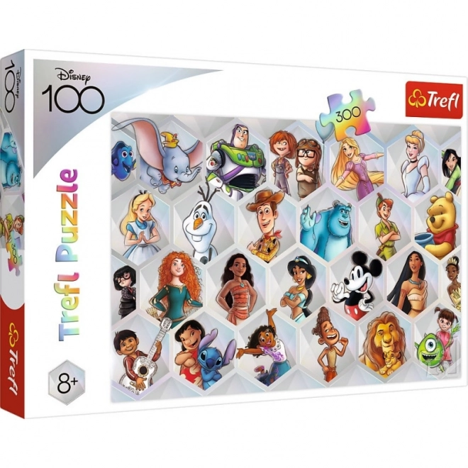 Puzzle 300 kúskov s Disney postavičkami