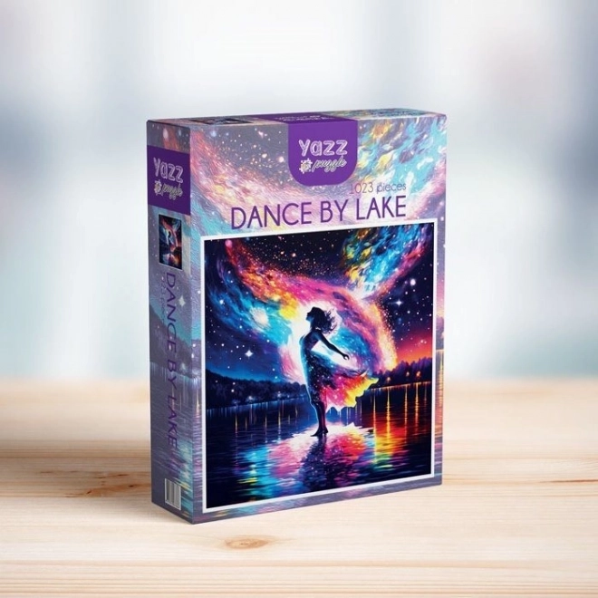 Štvorcové puzzle Tanec pri jazere 1023 dielikov