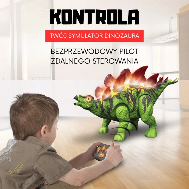 Woopie Dinosaurus na diaľkové ovládanie RC Robot Stegosaurus
