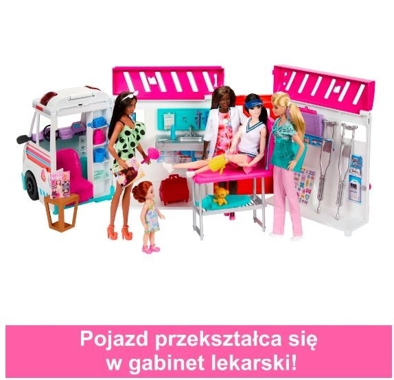 Barbie sanitka a klinika 2 v 1