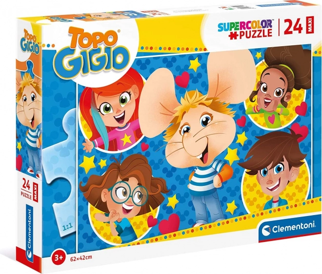 Clementoni Puzzle Myšiak Gigio MAXI 24 dielikov