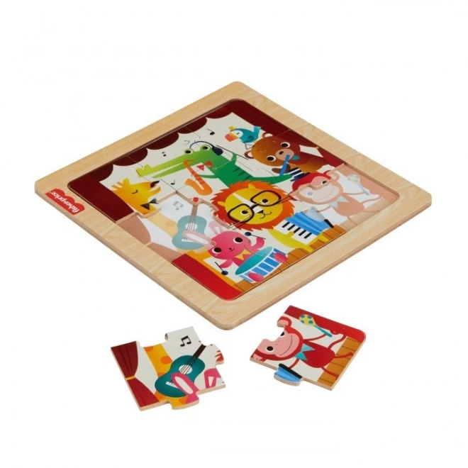 Drevené puzzle Fisher-Price