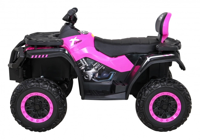 Štvorkolka XT-Speed pre deti Ružová + 4x4 + EVA + Pomalý štart + Rádio MP3 + LED dióda