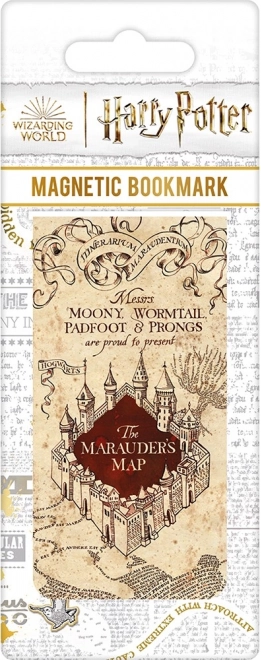 Harry Potter magnetická záložka Pobertov plán