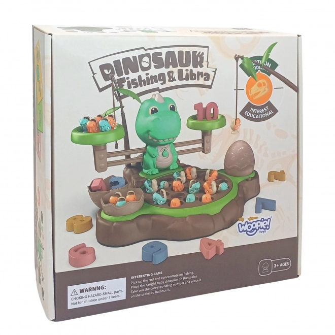 Woopie hra dinosauri spinajúca rovnováhu